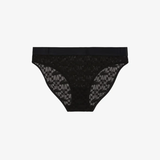 Slip en maille avec logo à la taille