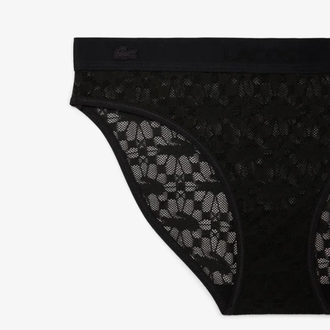 Slip en maille avec logo à la taille