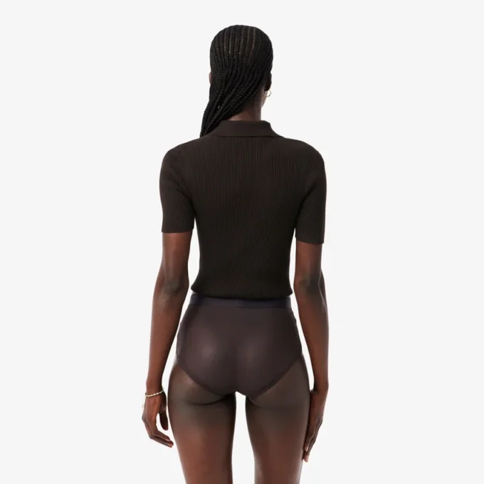 Slip en maille taille haute Slip en maille taille haute
