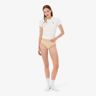 Slip string en microfibre avec logo à la taille