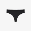 Slip string en microfibre avec logo à la taille Slip string en microfibre avec logo à la taille