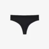 Slip string en microfibre avec logo à la taille Slip string en microfibre avec logo à la taille