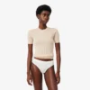 Slip string en pointelle extensible Slip string en pointelle extensible