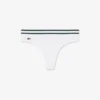 Slip string à rayures en coton Slip string à rayures en coton