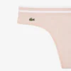 Slip string à rayures en coton