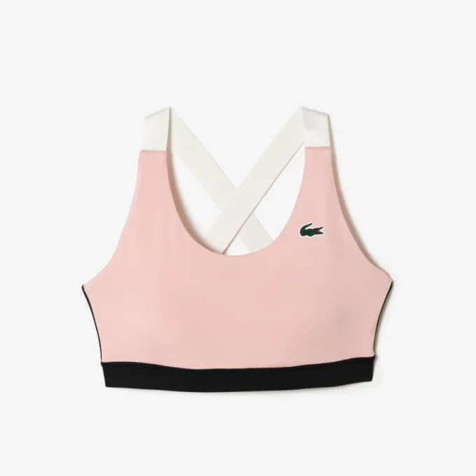 Soutien-gorge de sport à bretelles croisées pour femme