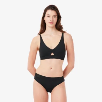 Soutien-gorge en microfibre à bande perforée
