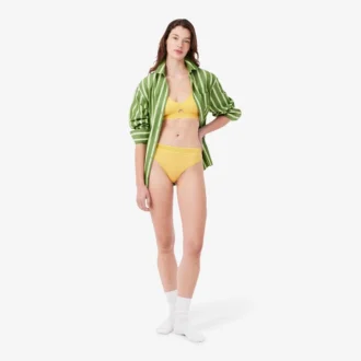 Soutien-gorge en microfibre à bande perforée