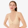 Soutien-gorge en microfibre à bande perforée