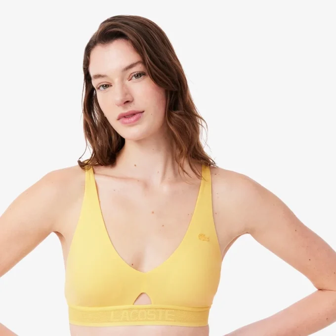 Soutien-gorge en microfibre à bande perforée Soutien-gorge en microfibre à bande perforée