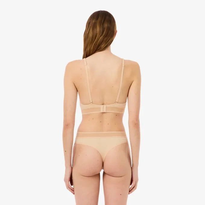 Soutien-gorge en microfibre à bande perforée