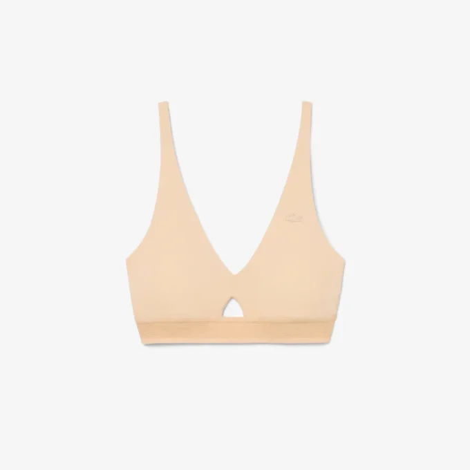 Soutien-gorge en microfibre à bande perforée