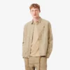 Surchemise à carreaux en coton épais oversize pour homme Surchemise à carreaux en coton épais oversize pour homme