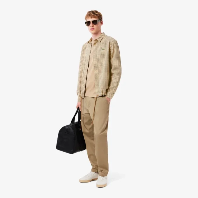 Surchemise à carreaux en coton épais oversize pour homme Surchemise à carreaux en coton épais oversize pour homme