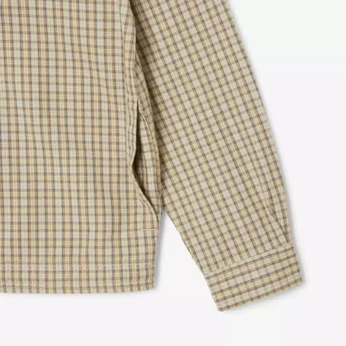 Surchemise à carreaux en coton épais oversize pour homme Surchemise à carreaux en coton épais oversize pour homme