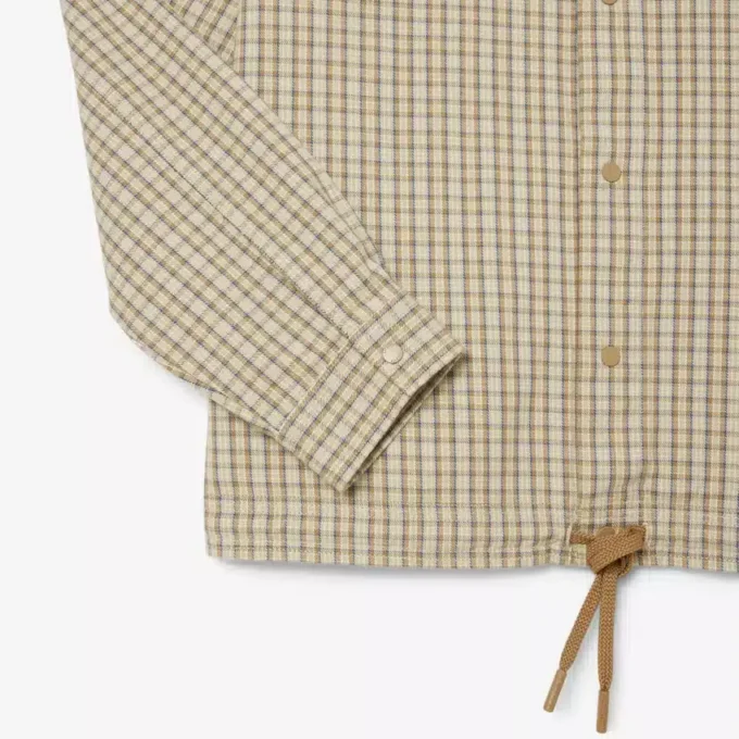 Surchemise à carreaux en coton épais oversize pour homme Surchemise à carreaux en coton épais oversize pour homme
