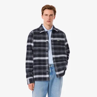 Surchemise à carreaux en coton pour homme