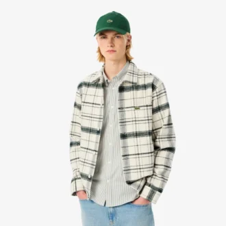 Surchemise à carreaux en coton pour homme