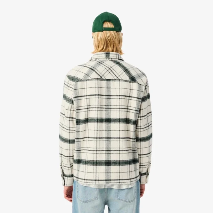Surchemise à carreaux en coton pour homme Surchemise à carreaux en coton pour homme