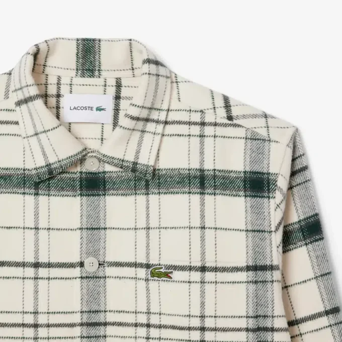 Surchemise à carreaux en coton pour homme Surchemise à carreaux en coton pour homme