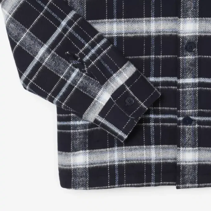 Surchemise à carreaux en coton pour homme Surchemise à carreaux en coton pour homme