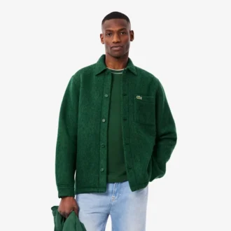 Surchemise en laine mélangée pour homme