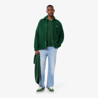 Surchemise en laine mélangée pour homme
