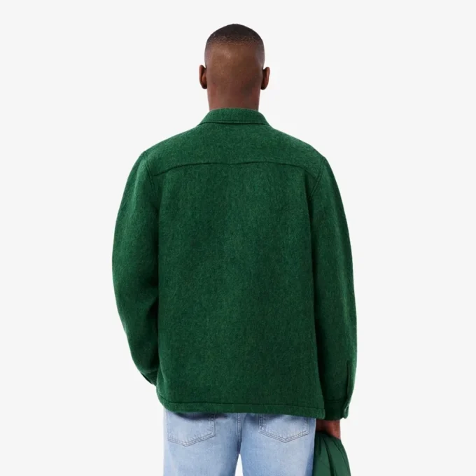 Surchemise en laine mélangée pour homme