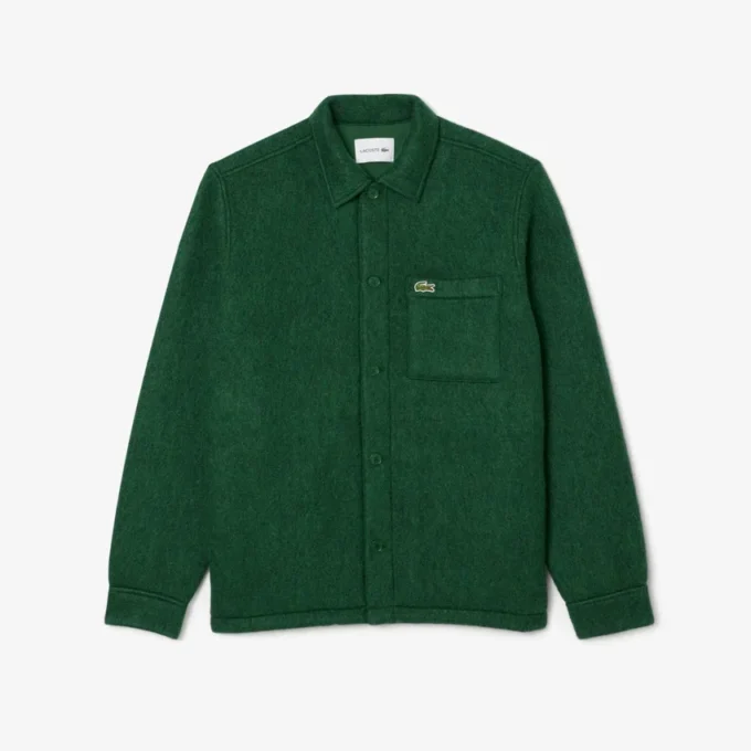 Surchemise en laine mélangée pour homme