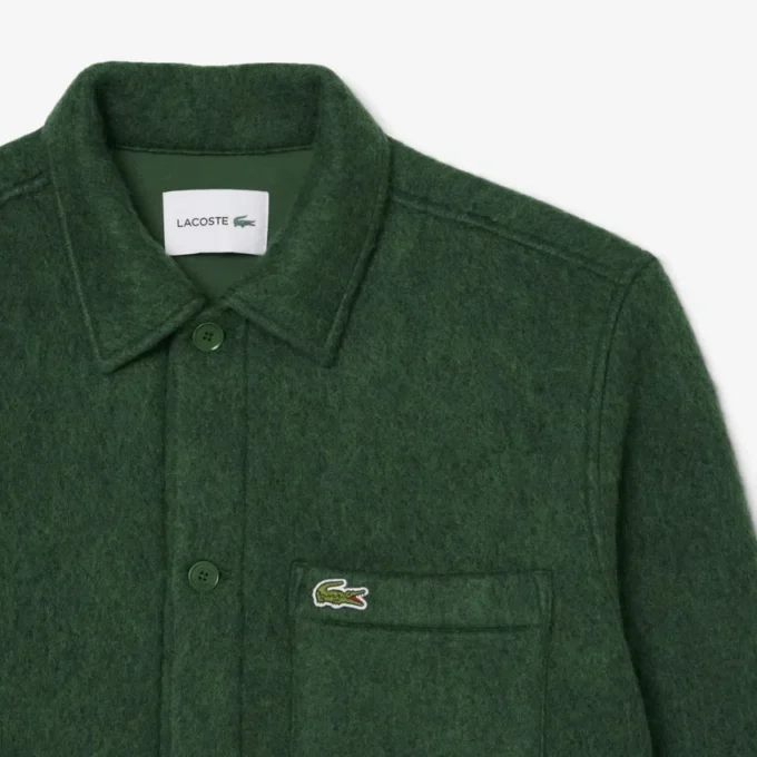 Surchemise en laine mélangée pour homme