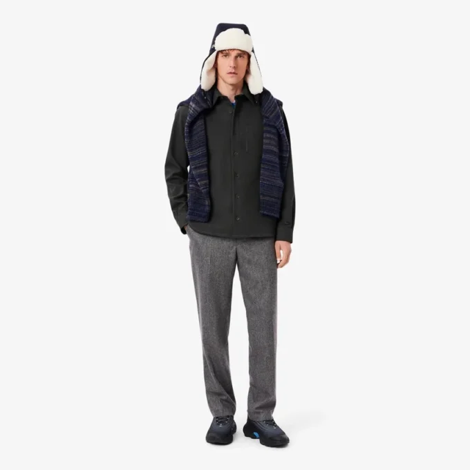 Surchemise oversize double face pour homme Surchemise oversize double face pour homme
