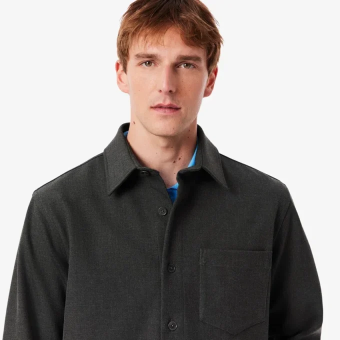 Surchemise oversize double face pour homme Surchemise oversize double face pour homme