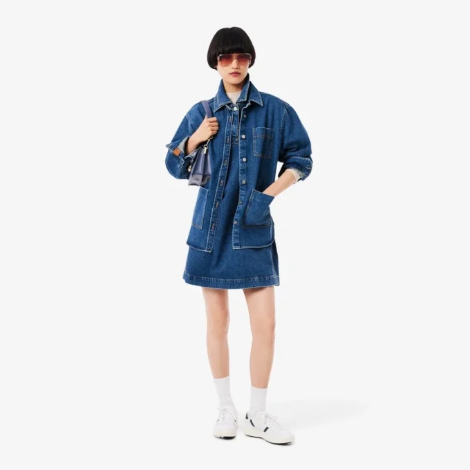 Surchemise oversize en denim pour femme Surchemise oversize en denim pour femme