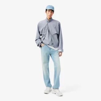 Surchemise oversize en mélange de laine