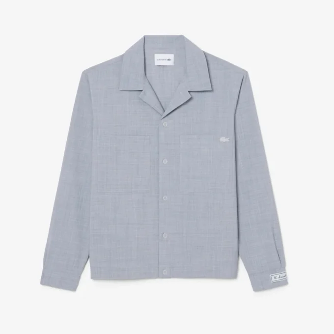 Surchemise oversize en mélange de laine Surchemise oversize en mélange de laine