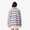 Surchemise oversize matelassée en laine pour femme Surchemise oversize matelassée en laine pour femme