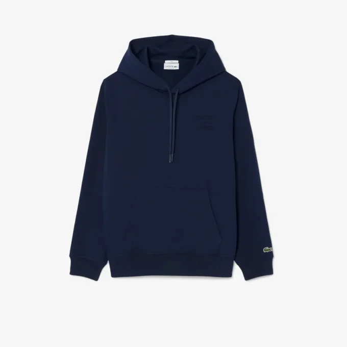 Sweat à capuche avec logo en relief