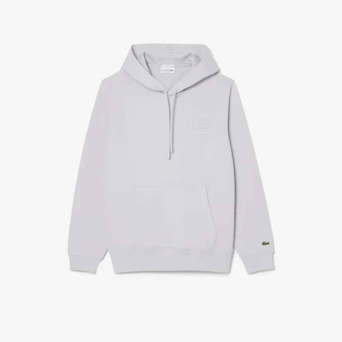 Sweat à capuche avec logo en relief