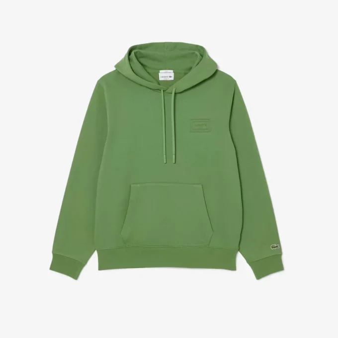 Sweat à capuche avec logo en relief