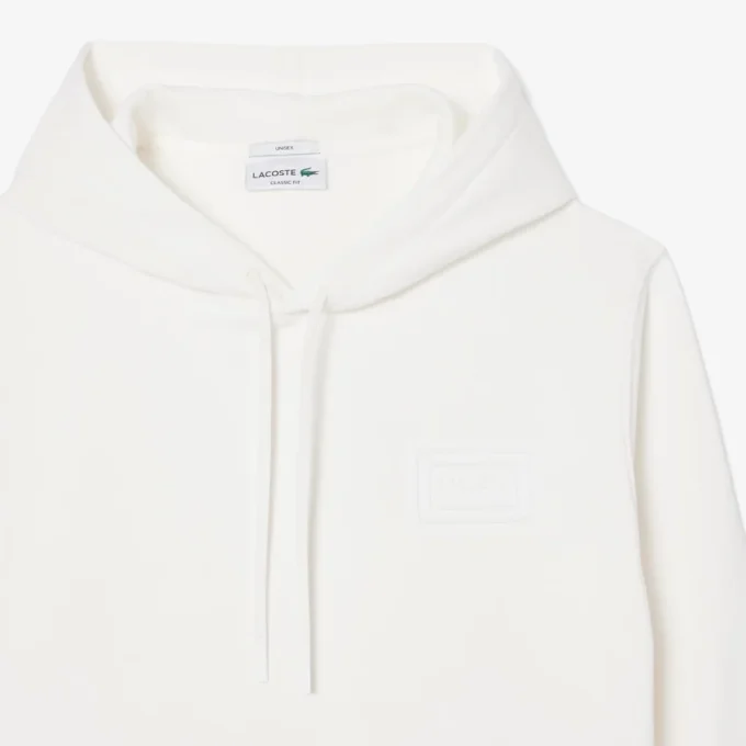 Sweat à capuche avec logo en relief