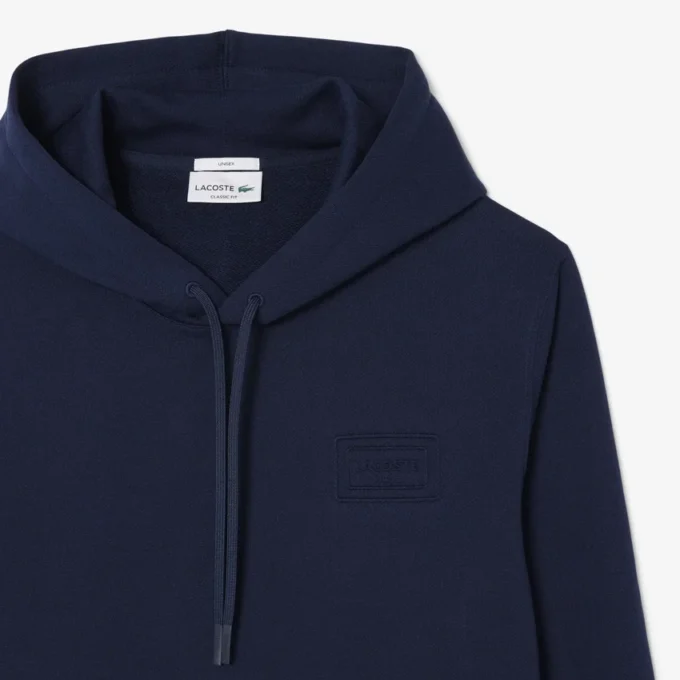 Sweat à capuche avec logo en relief