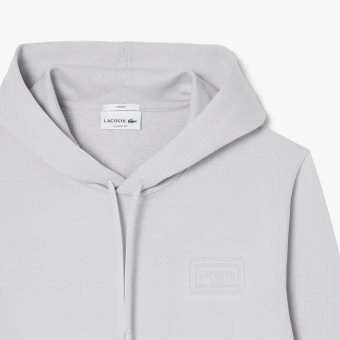 Sweat à capuche avec logo en relief