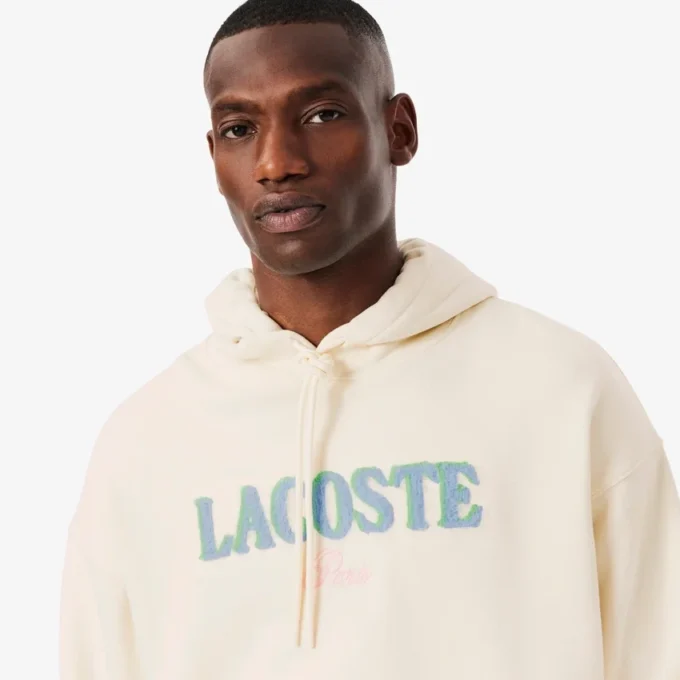 Sweat à capuche brodé coupe ample pour homme Sweat à capuche brodé coupe ample pour homme