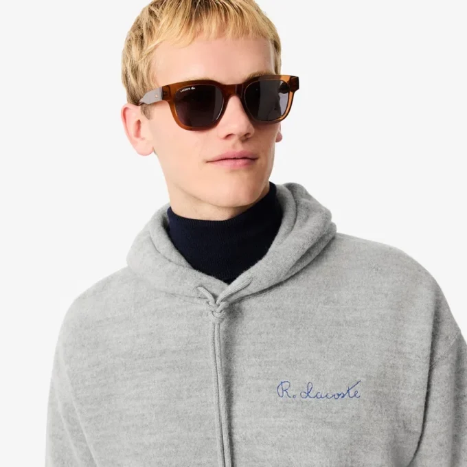Sweat à capuche brodé Signature pour homme