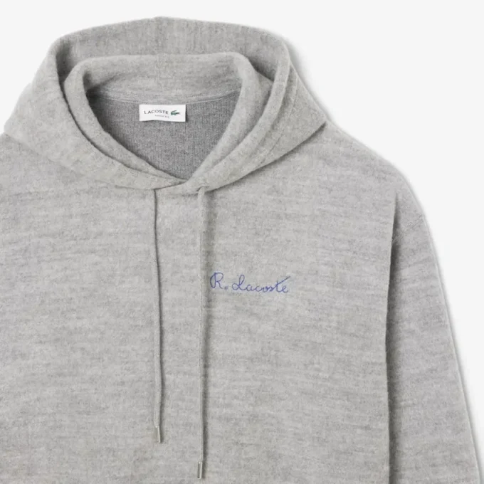 Sweat à capuche brodé Signature pour homme