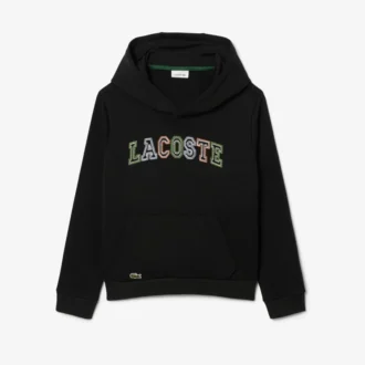 Sweat à capuche en molleton brodé