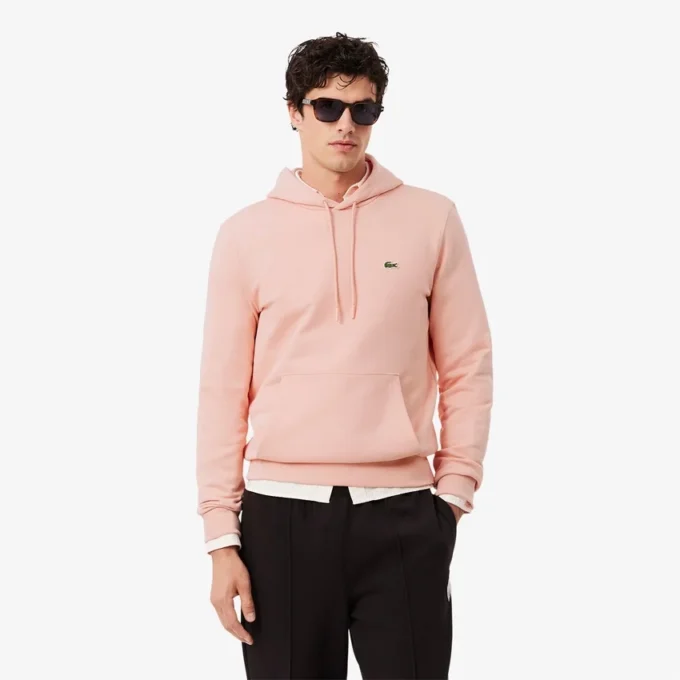 Sweat à capuche en molleton de coton pour homme