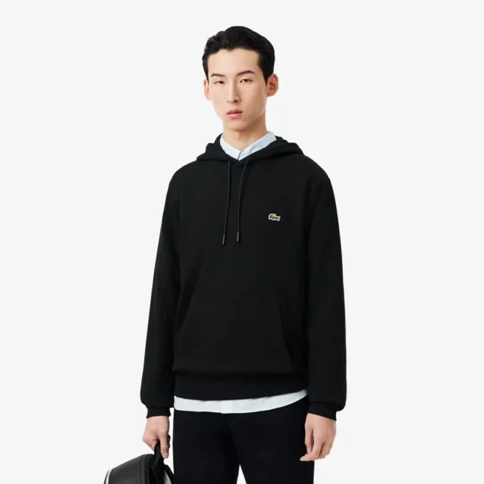 Sweat à capuche en molleton de coton pour homme