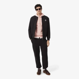 Sweat à capuche en molleton de coton pour homme