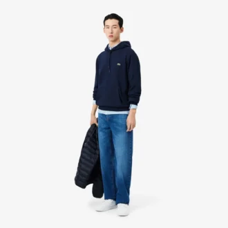Sweat à capuche en molleton de coton pour homme